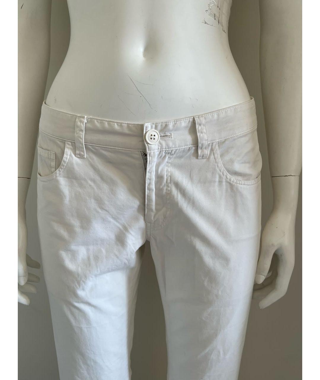 UNDERCOVER Белые хлопковые джинсы клеш, фото 4