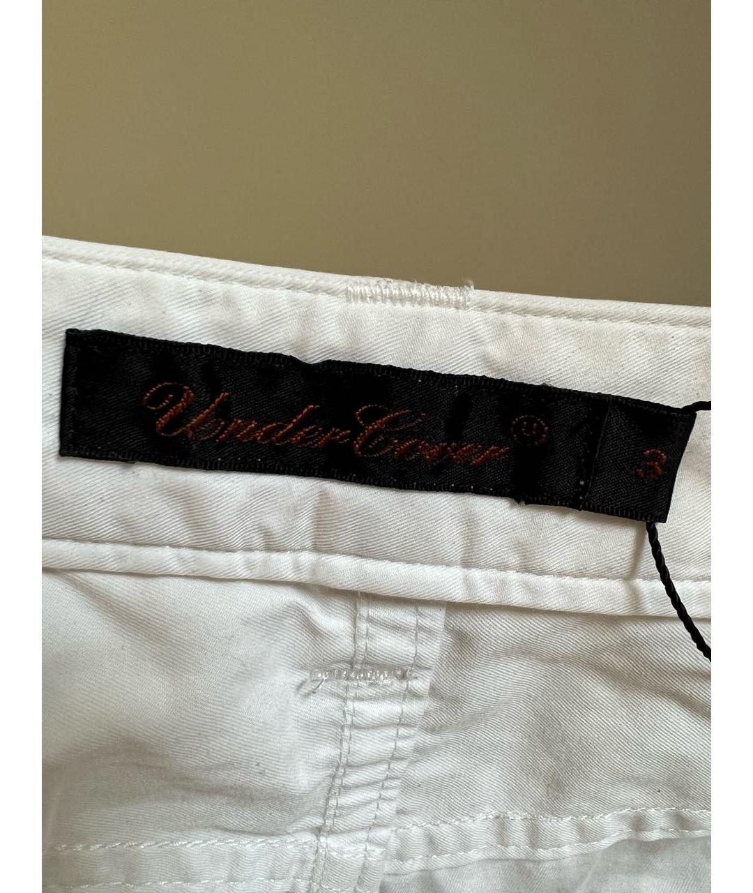 UNDERCOVER Белые хлопковые джинсы клеш, фото 8