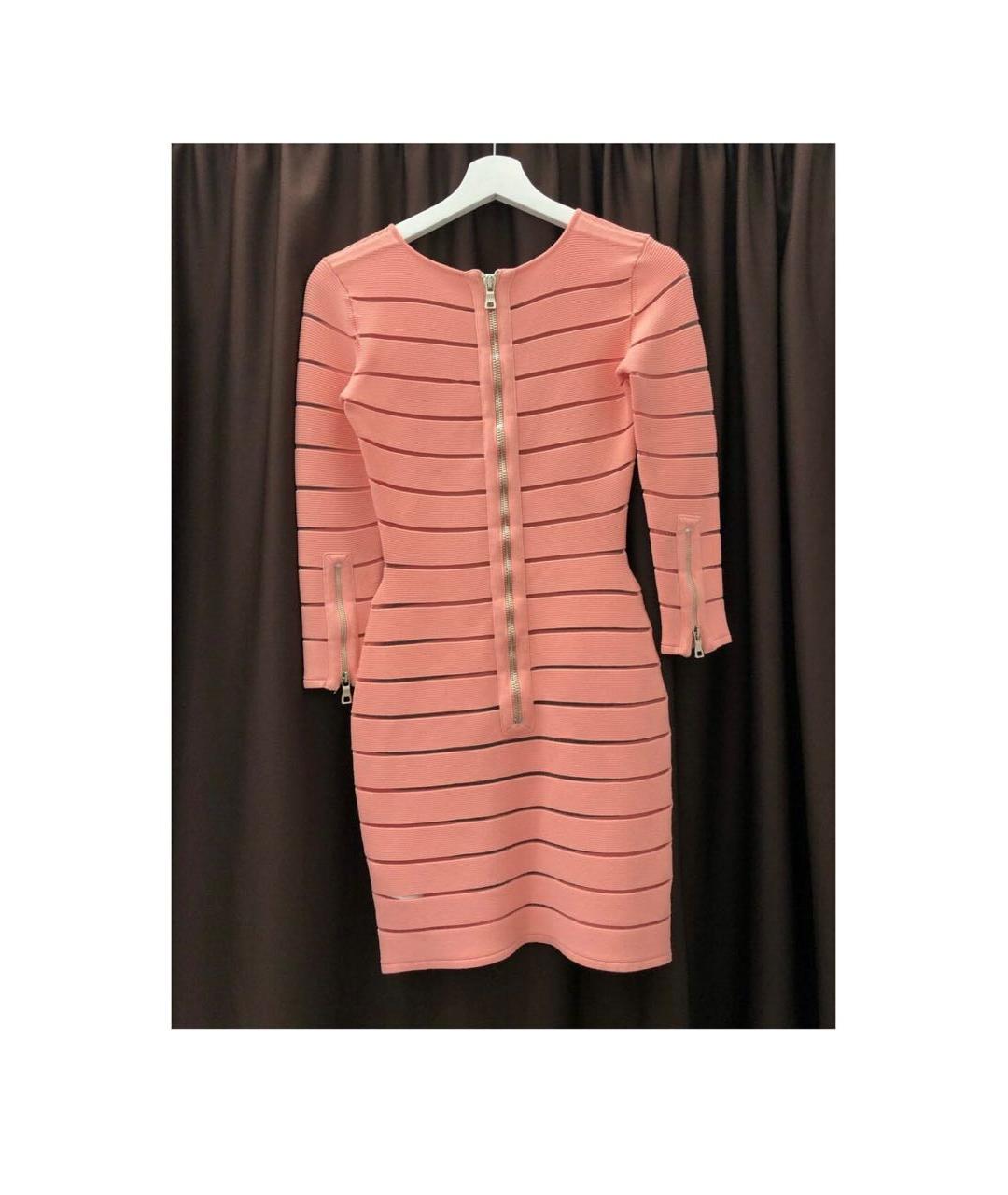 BALMAIN Коралловое платье, фото 2