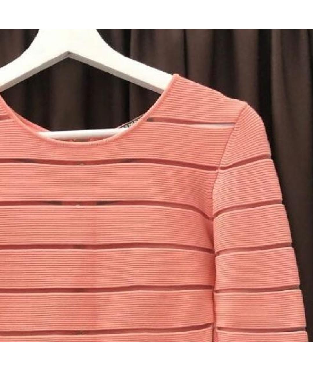 BALMAIN Коралловое платье, фото 4