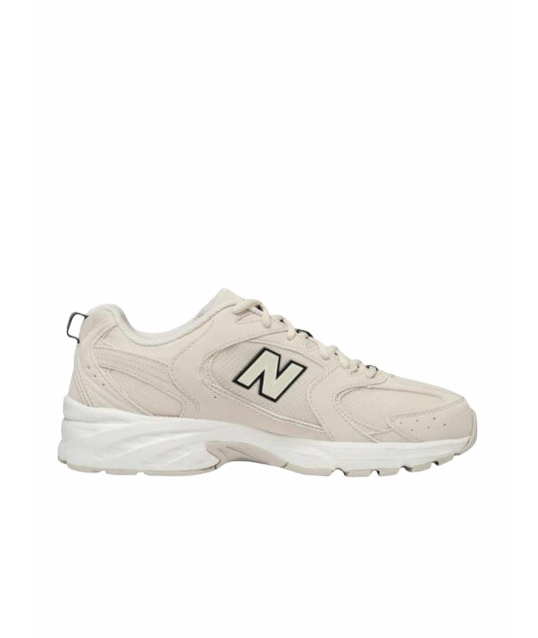 NEW BALANCE Бежевые текстильные кроссовки, фото 1