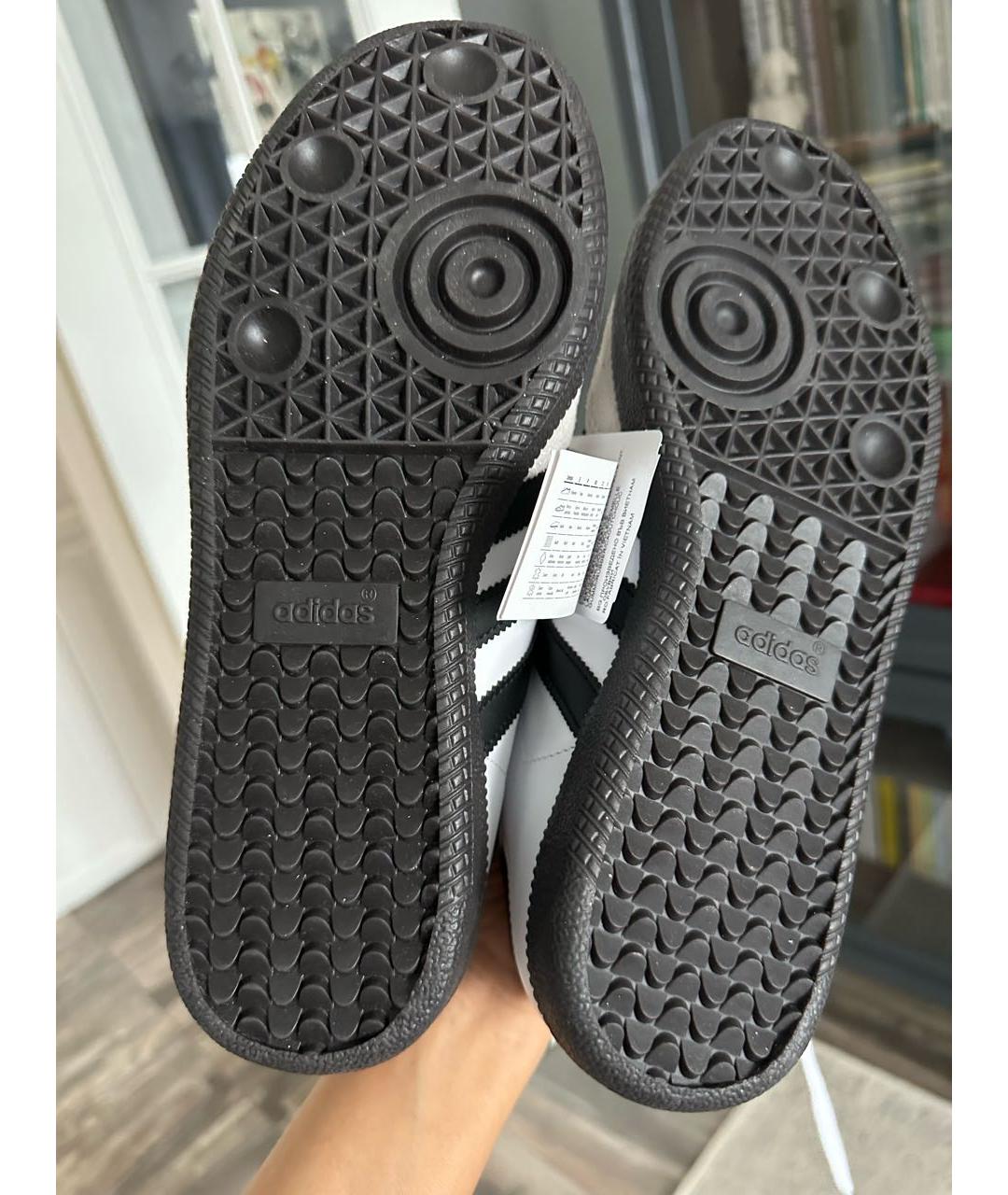 ADIDAS Белые кроссовки из искусственной кожи, фото 6
