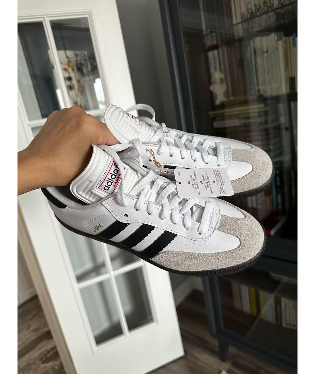 ADIDAS Белые кроссовки из искусственной кожи, фото 7