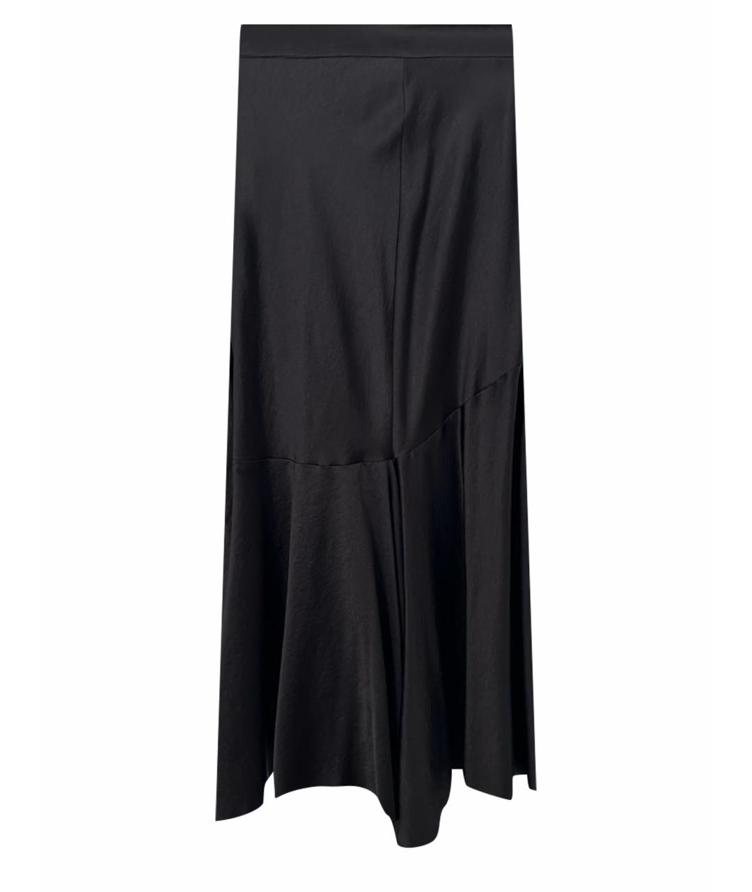 ERIKA CAVALLINI Черная ацетатная юбка миди, фото 1
