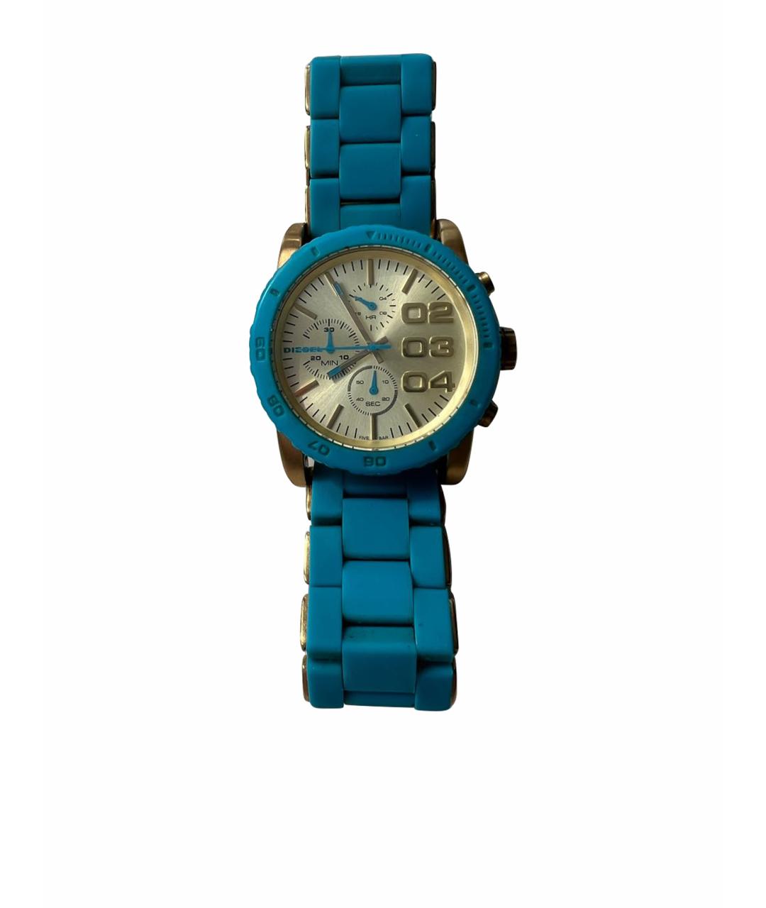 DIESEL Синие латунные часы, фото 1