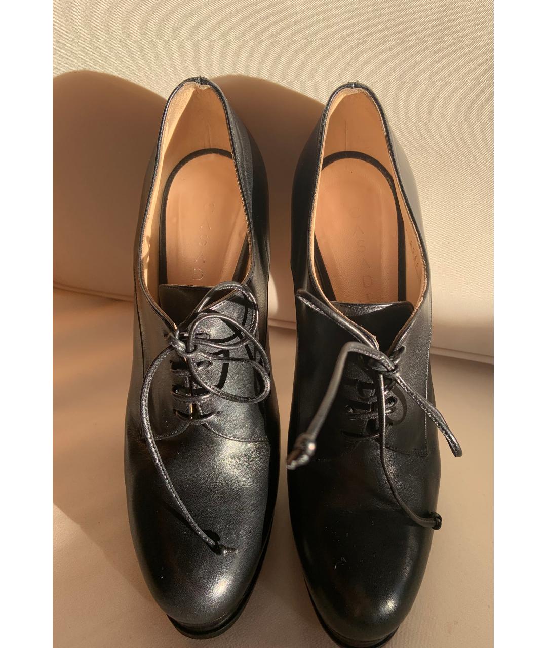 CASADEI Черные кожаные ботильоны, фото 2