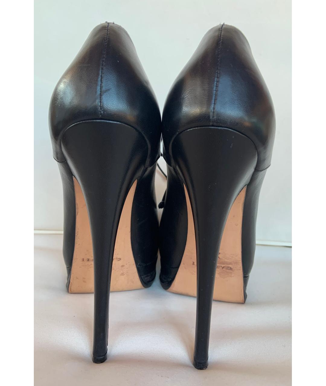 CASADEI Черные кожаные ботильоны, фото 4