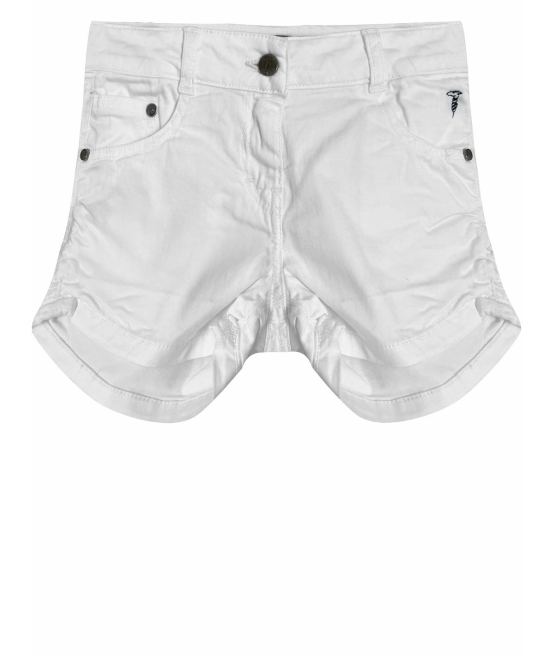 TRUSSARDI Белые хлопковые брюки и шорты, фото 1