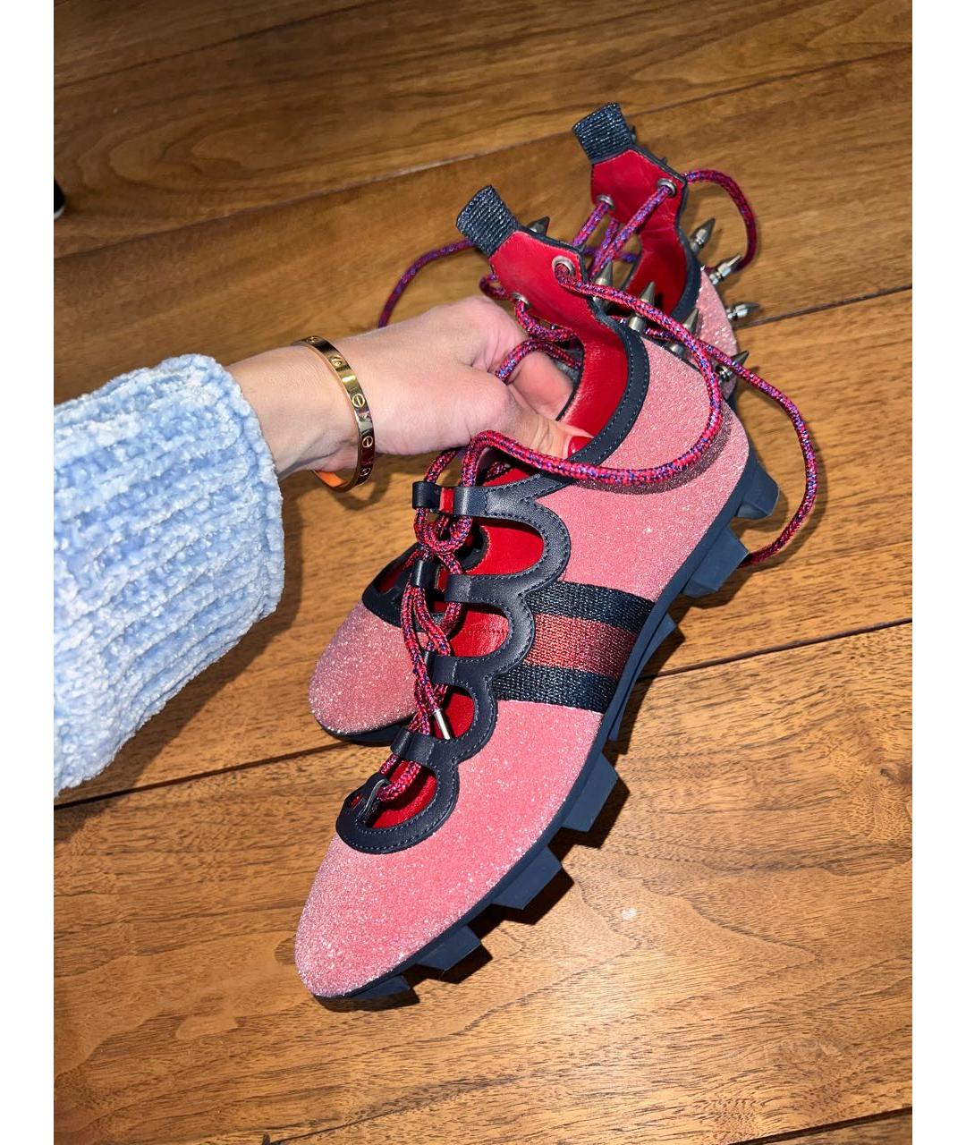 GUCCI Розовые балетки, фото 3