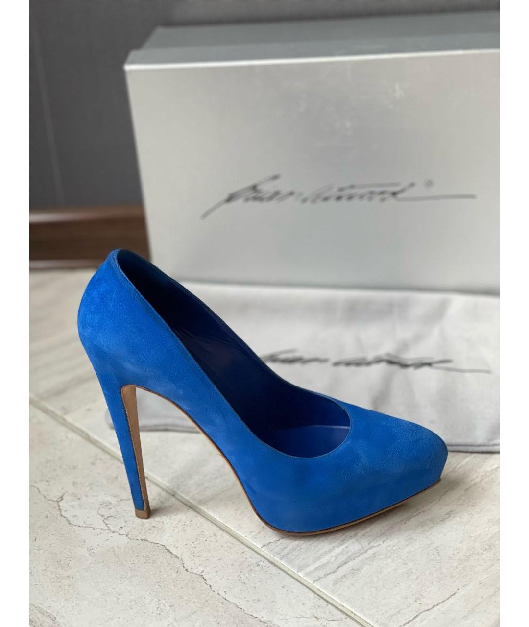 BRIAN ATWOOD Синие замшевые туфли, фото 4