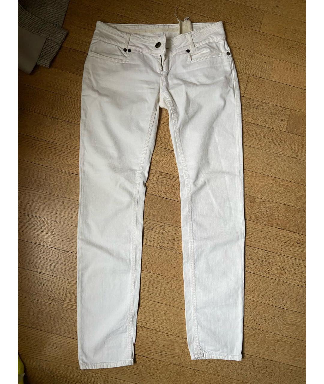 DONDUP Белые хлопковые джинсы слим, фото 7