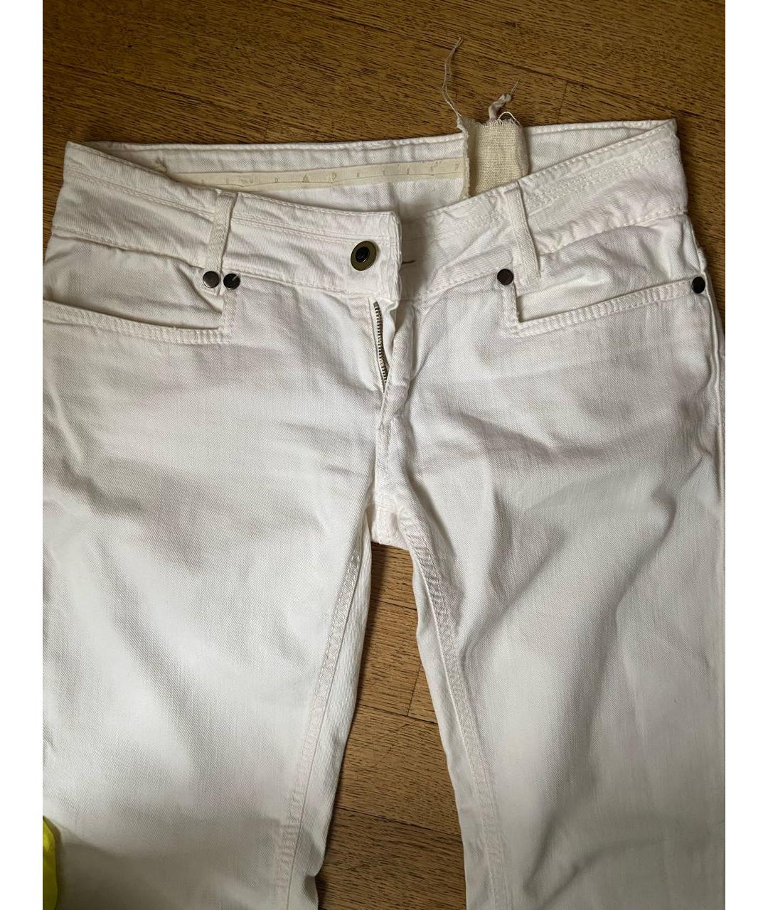 DONDUP Белые хлопковые джинсы слим, фото 2