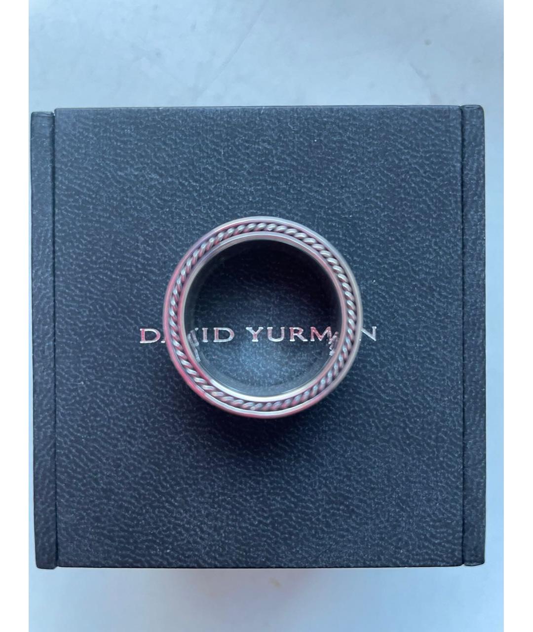 David Yurman Серебряное кольцо, фото 5