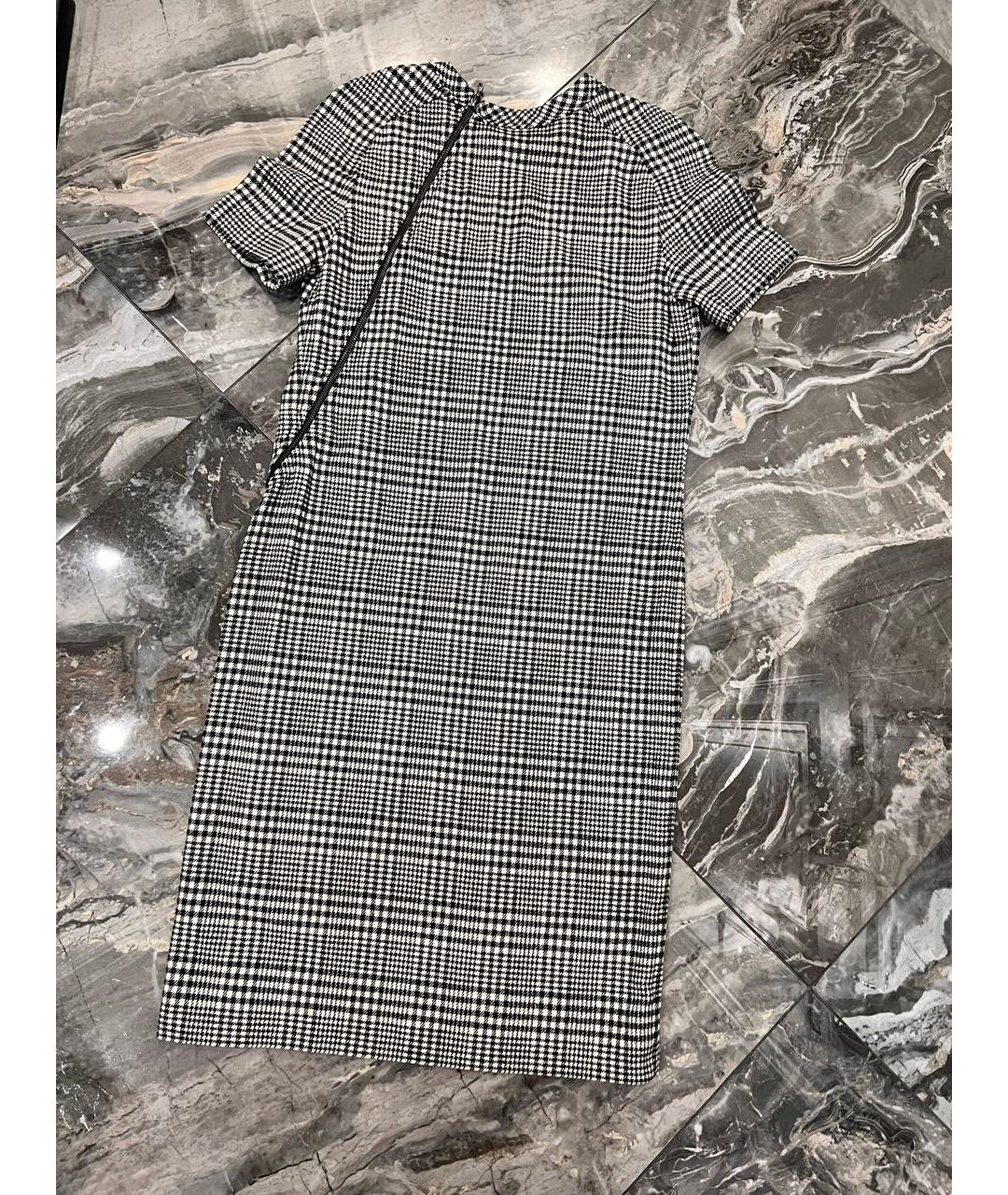 LANVIN Черное шерстяное повседневное платье, фото 2