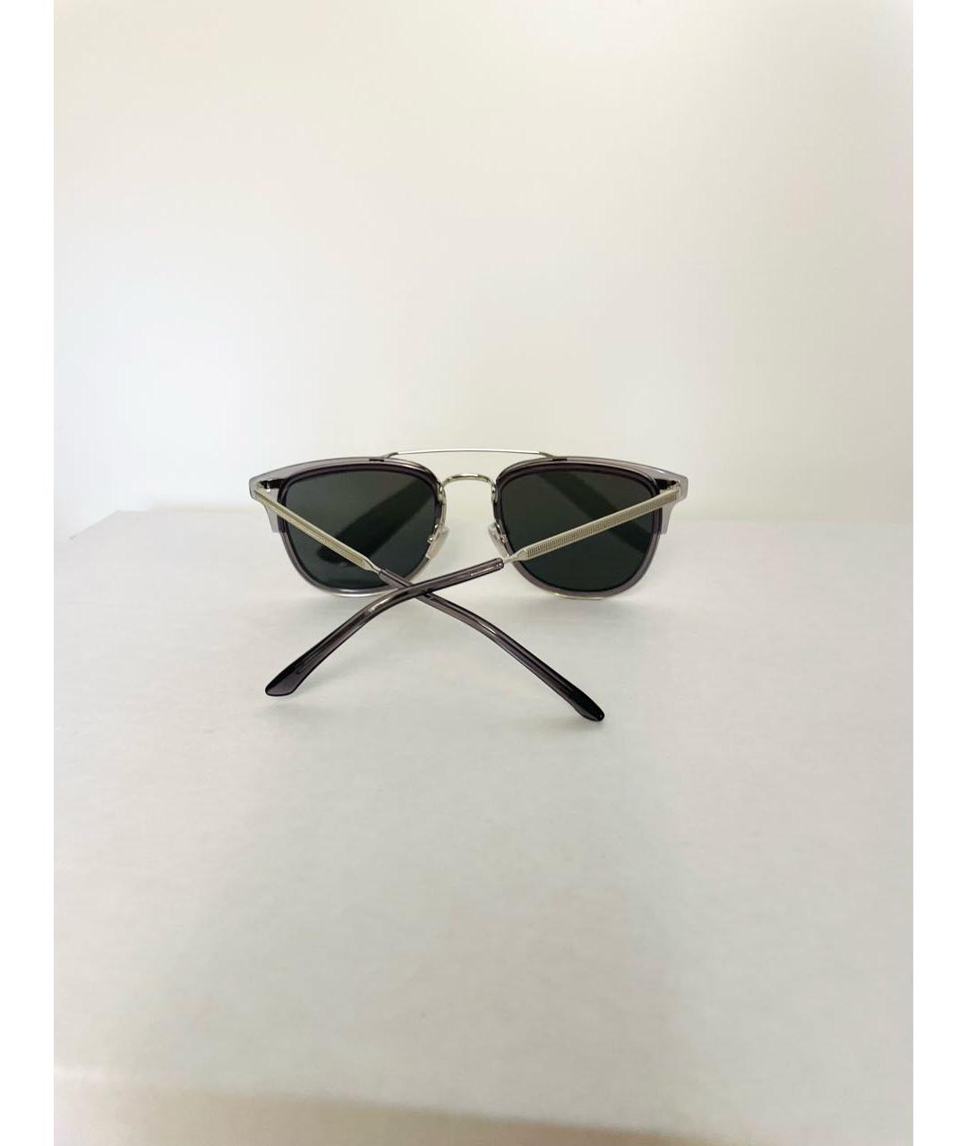 JIMMY CHOO Серые металлические солнцезащитные очки, фото 7