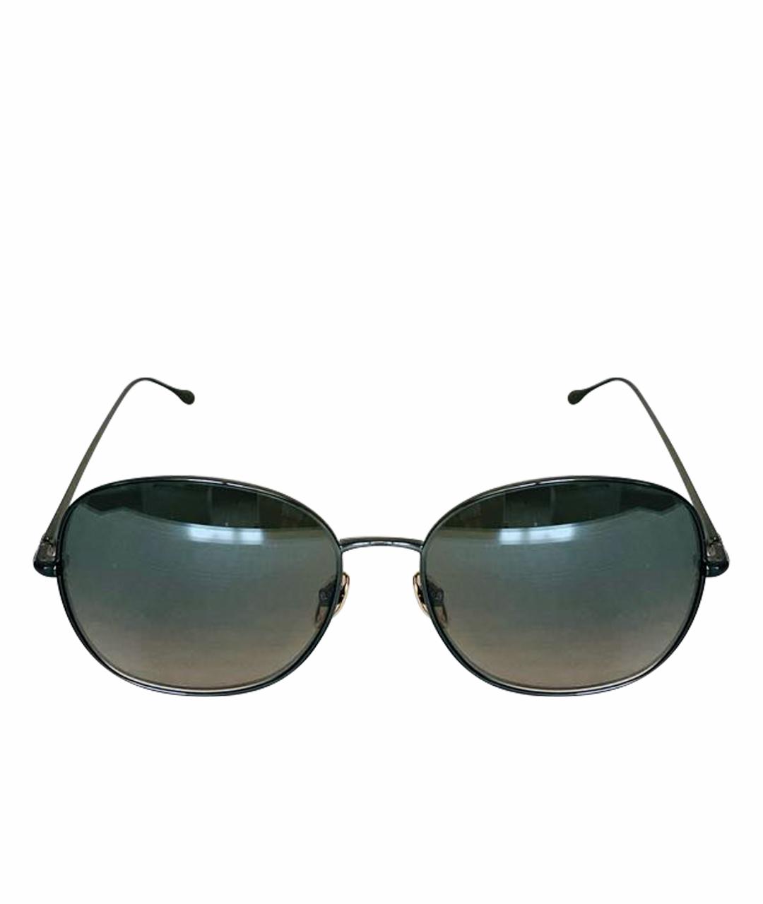 ISABEL MARANT Зеленые металлические солнцезащитные очки, фото 1