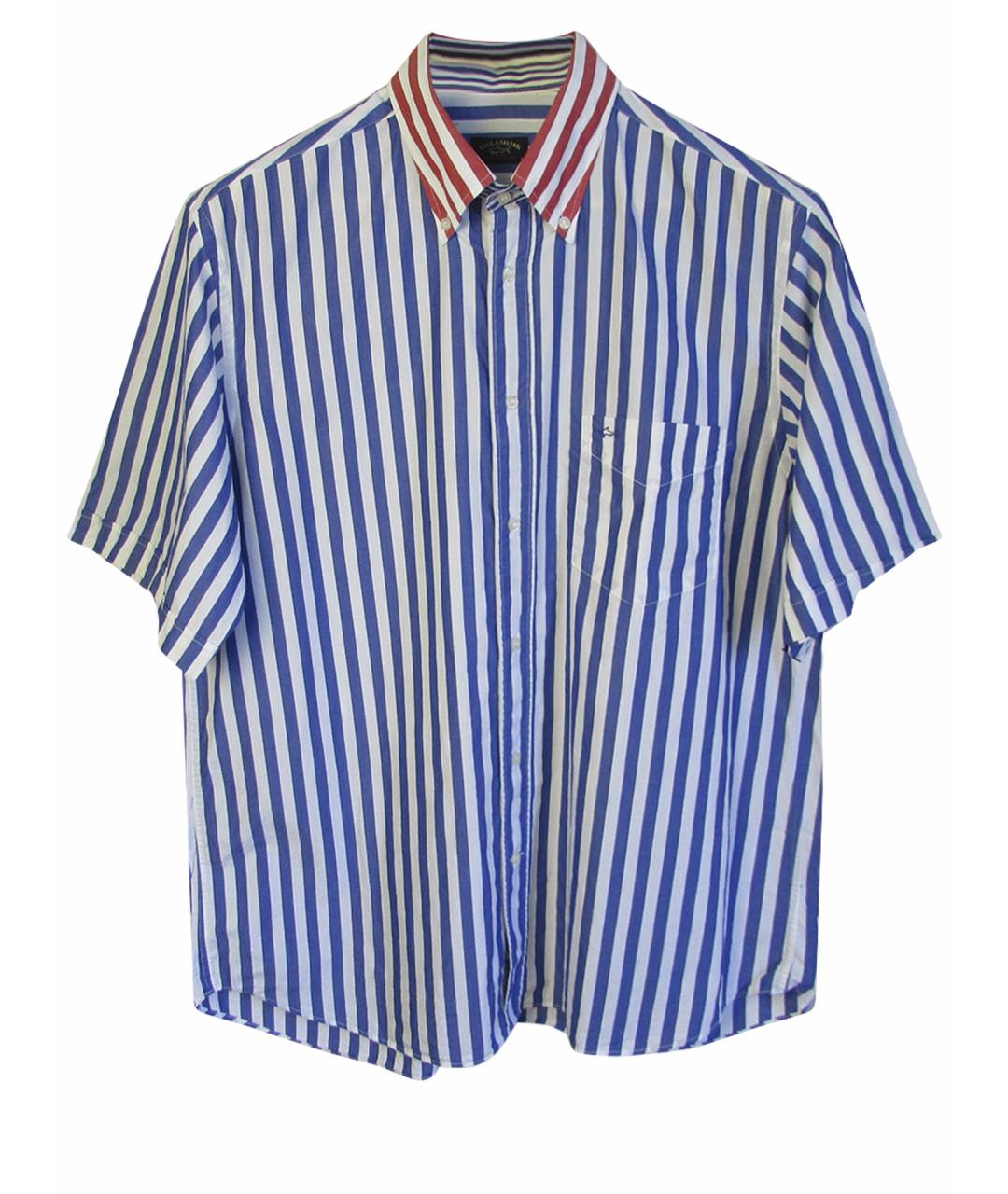 PAUL & SHARK Синяя хлопковая кэжуал рубашка, фото 1