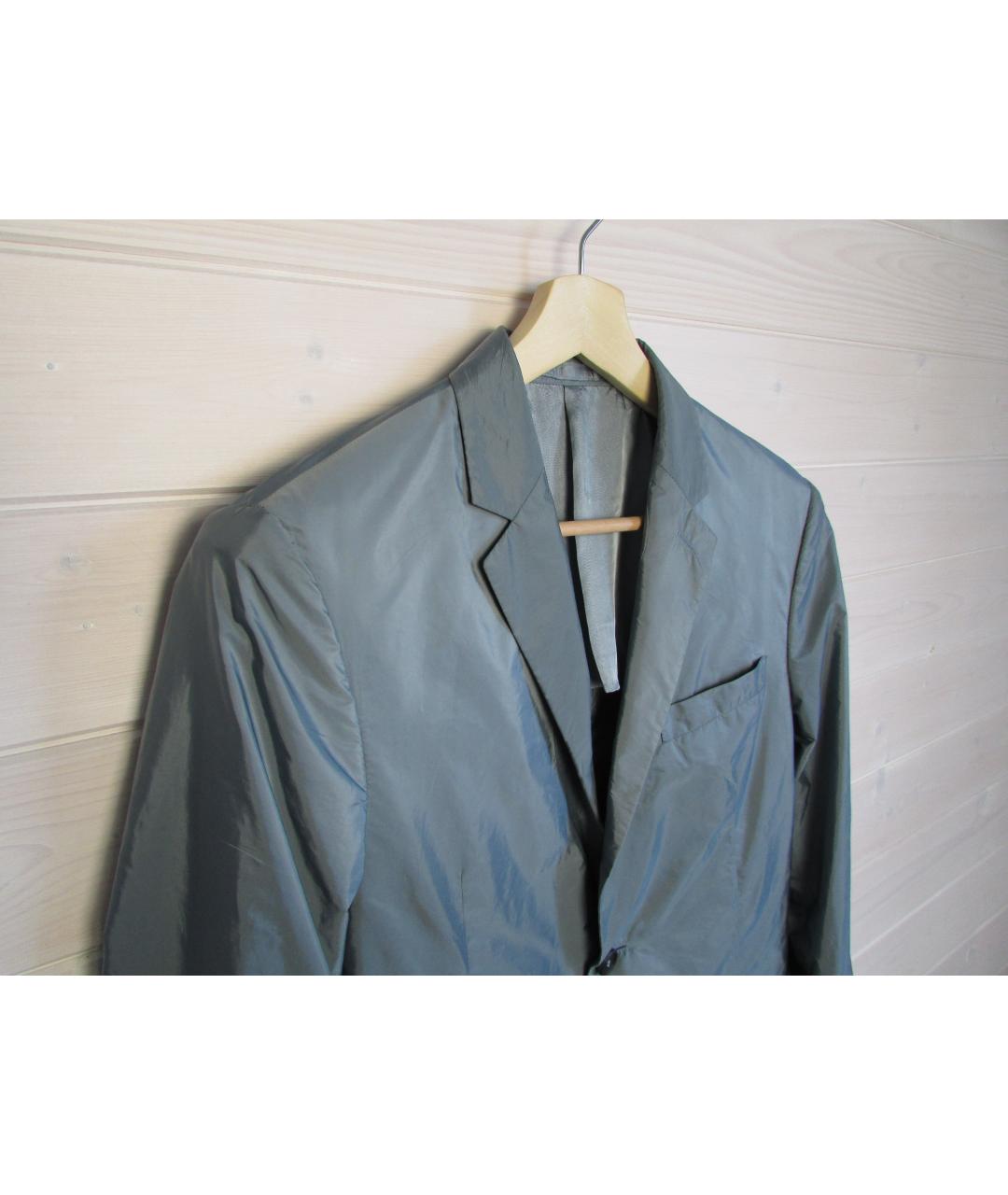 PRADA Серый синтетический пиджак, фото 2