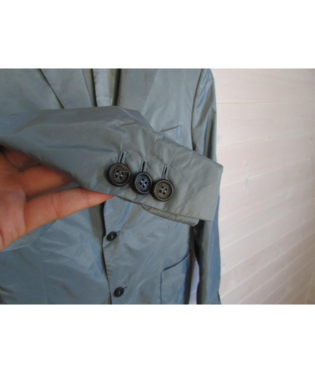 PRADA Серый синтетический пиджак, фото 3