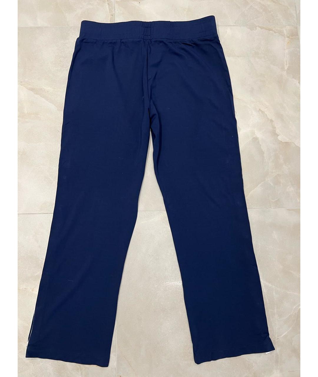 TOMMY HILFIGER Темно-синие вискозные спортивные брюки и шорты, фото 2