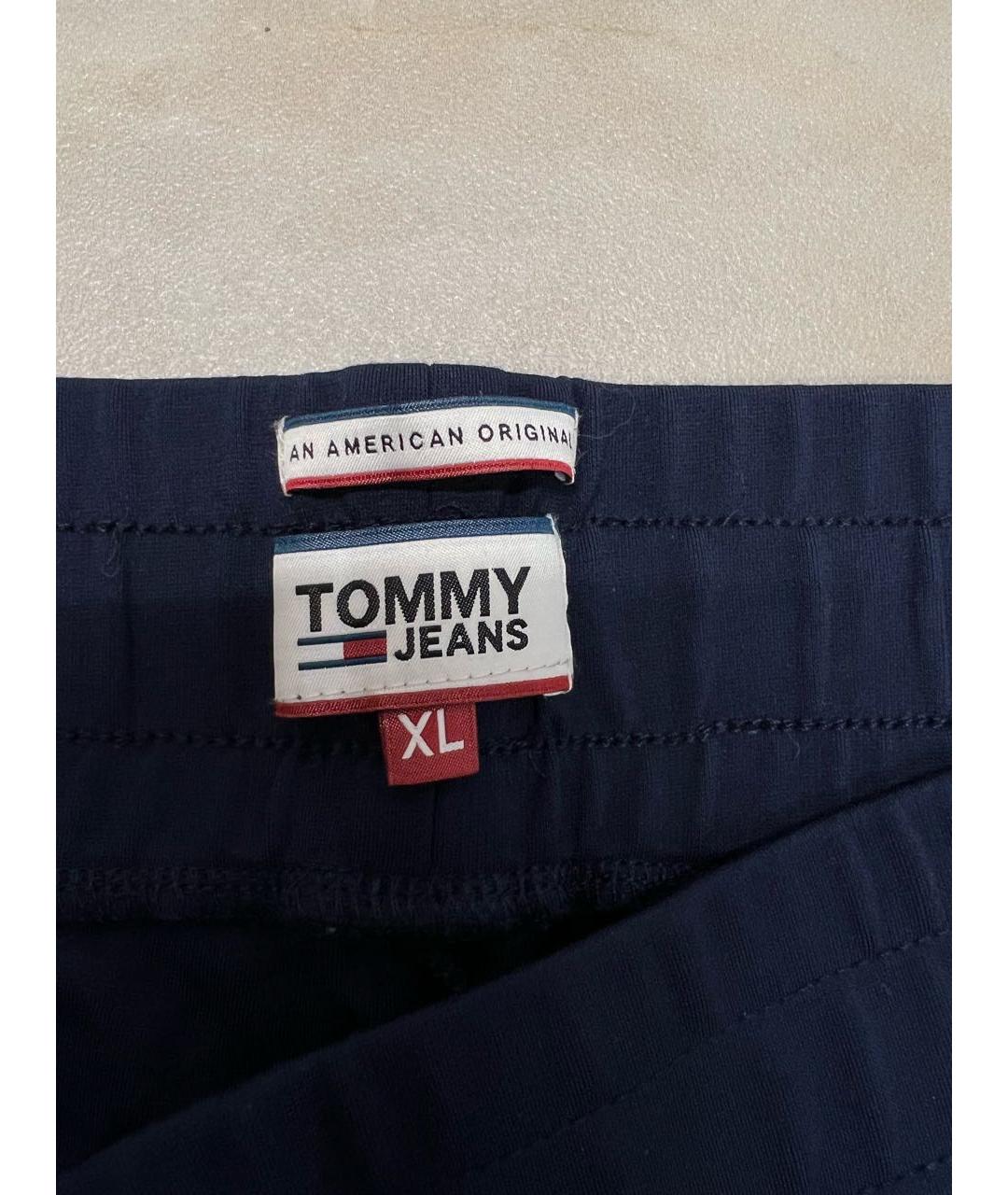 TOMMY HILFIGER Темно-синие вискозные спортивные брюки и шорты, фото 3