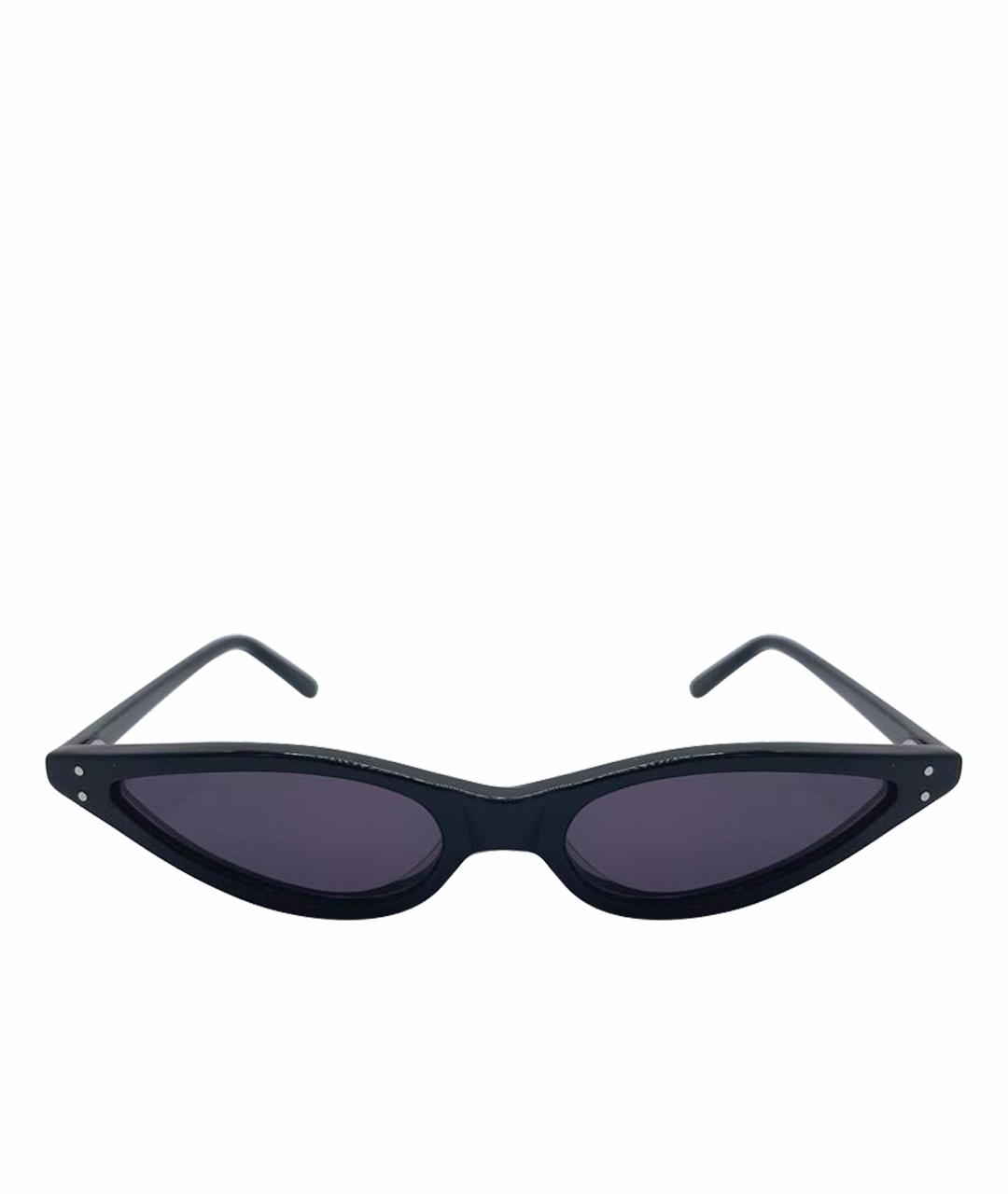 GEORGE KEBURIA Черные пластиковые солнцезащитные очки, фото 1