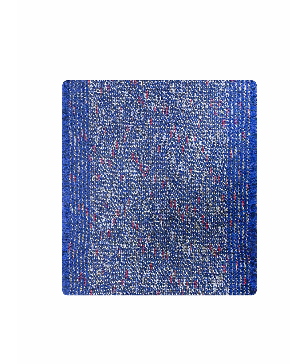 CHANEL PRE-OWNED Синий шерстяной шарф, фото 1
