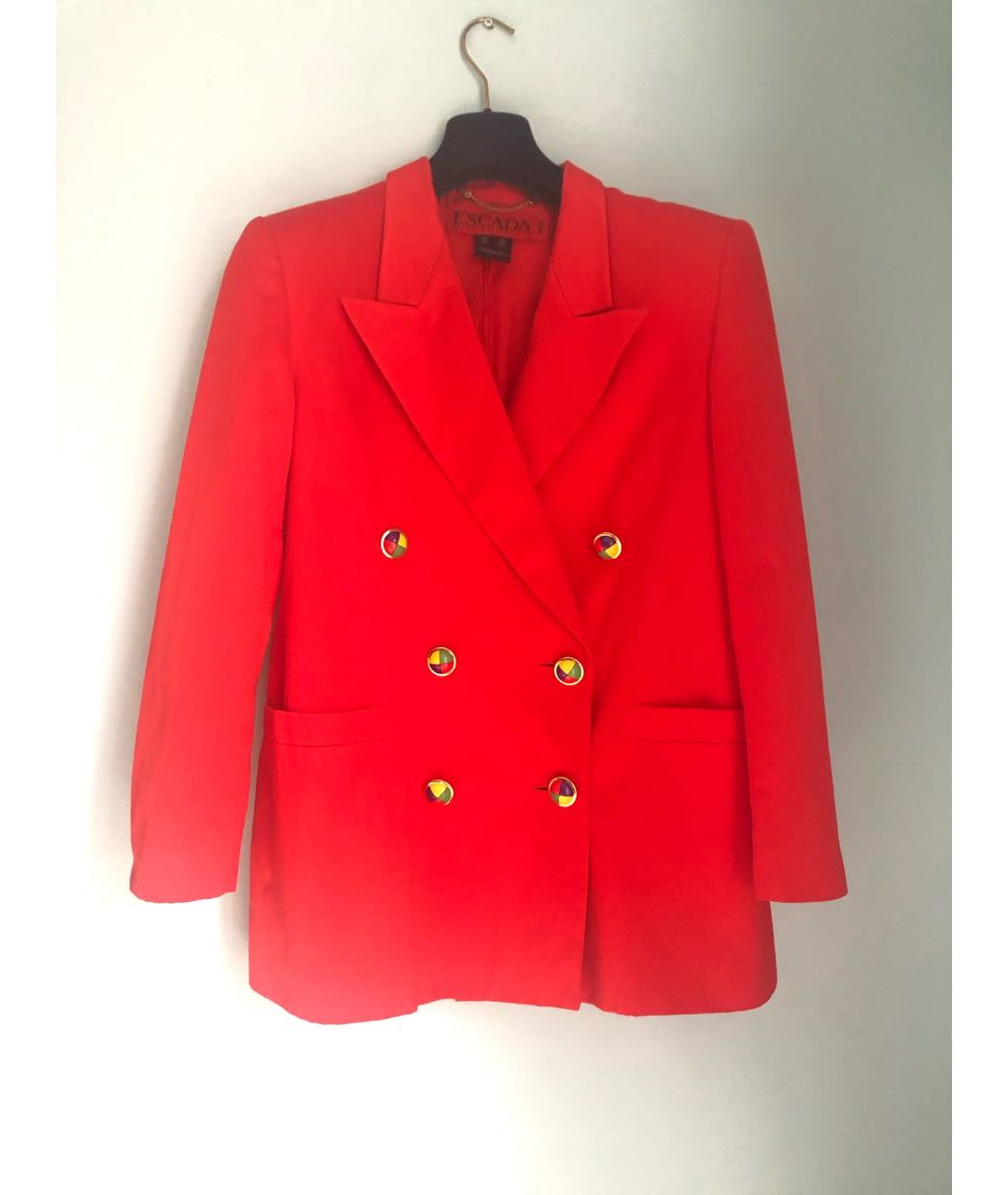 ESCADA Красный хлопковый жакет/пиджак, фото 8