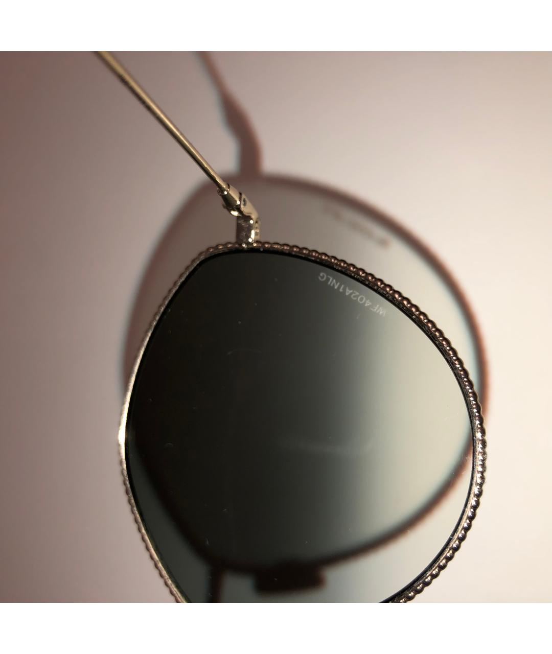 CHRISTIAN DIOR Голубые металлические солнцезащитные очки, фото 6