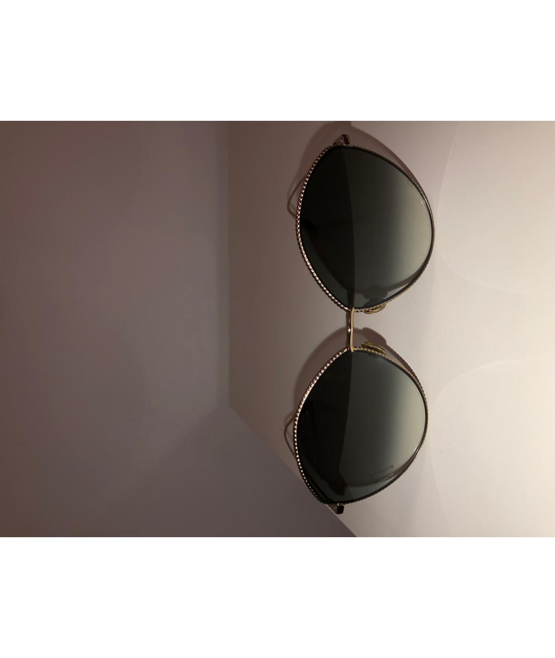 CHRISTIAN DIOR Голубые металлические солнцезащитные очки, фото 8