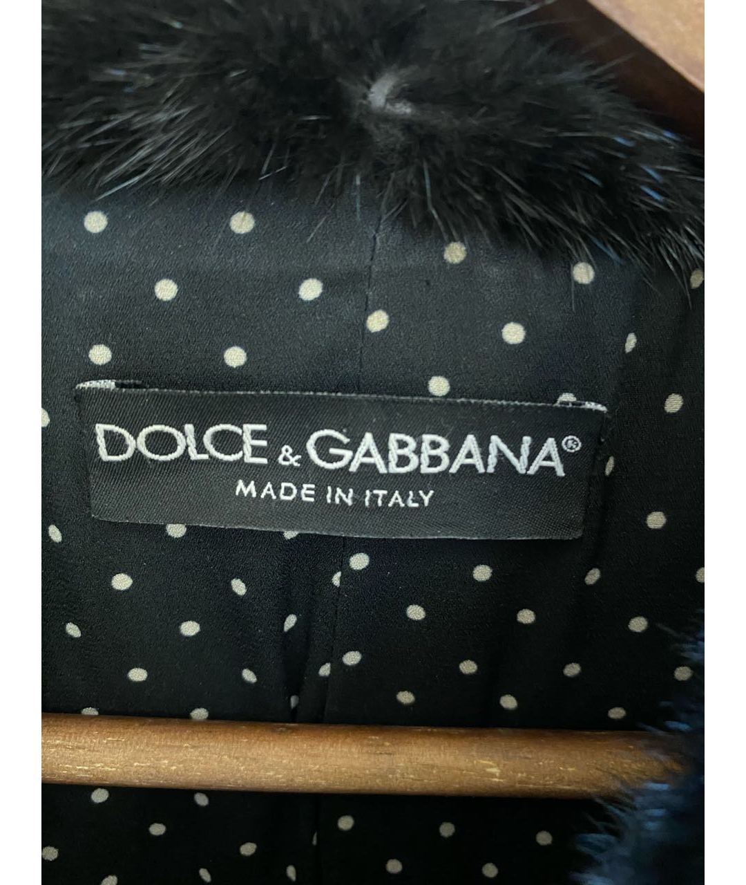 DOLCE&GABBANA Черное шерстяное пальто, фото 2