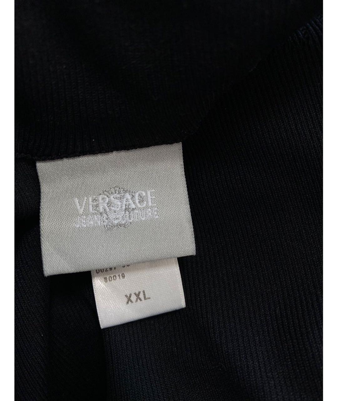VERSACE JEANS COUTURE Черный синтетический джемпер / свитер, фото 5