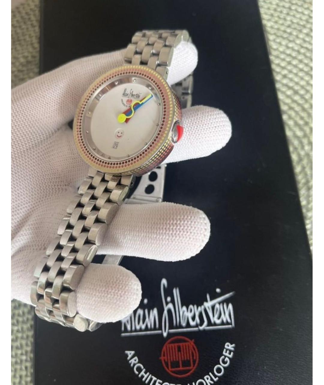 Alain Silberstein Серебряные часы из экзотической кожи, фото 3