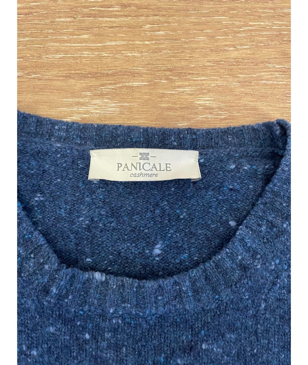 PANICALE Синий кашемировый джемпер / свитер, фото 2