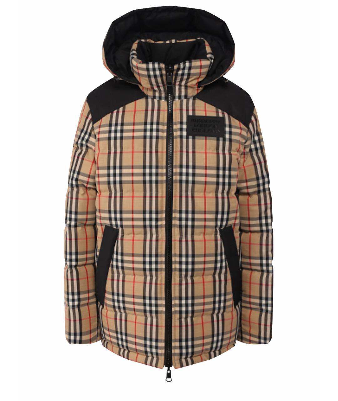 BURBERRY Бежевый пуховик, фото 1
