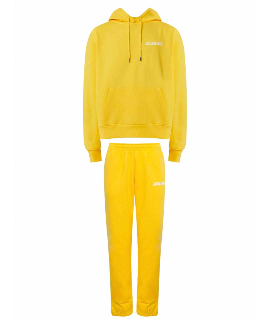 JACQUEMUS Желтый хлопковый спортивные костюмы, фото 1
