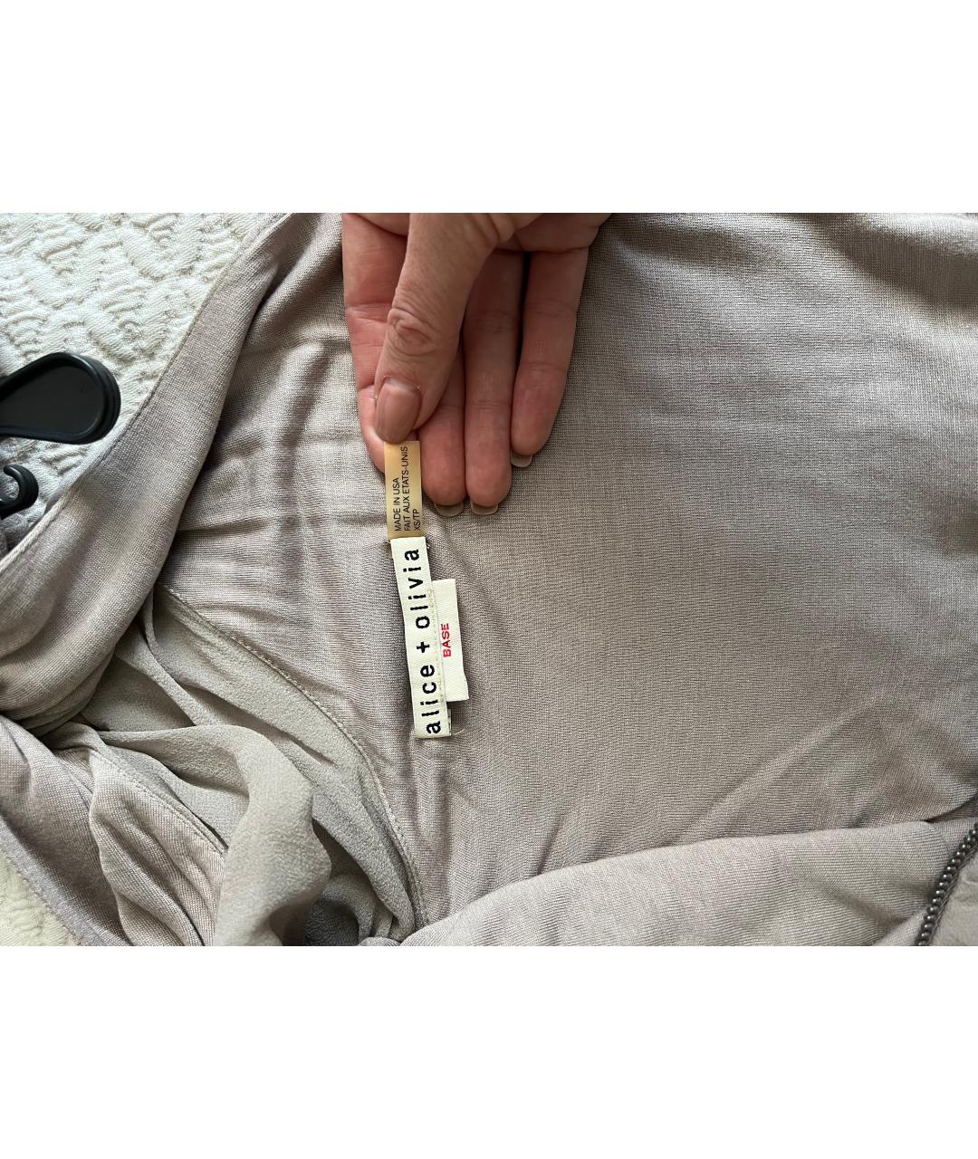 ALICE+OLIVIA Вискозное коктейльное платье, фото 3
