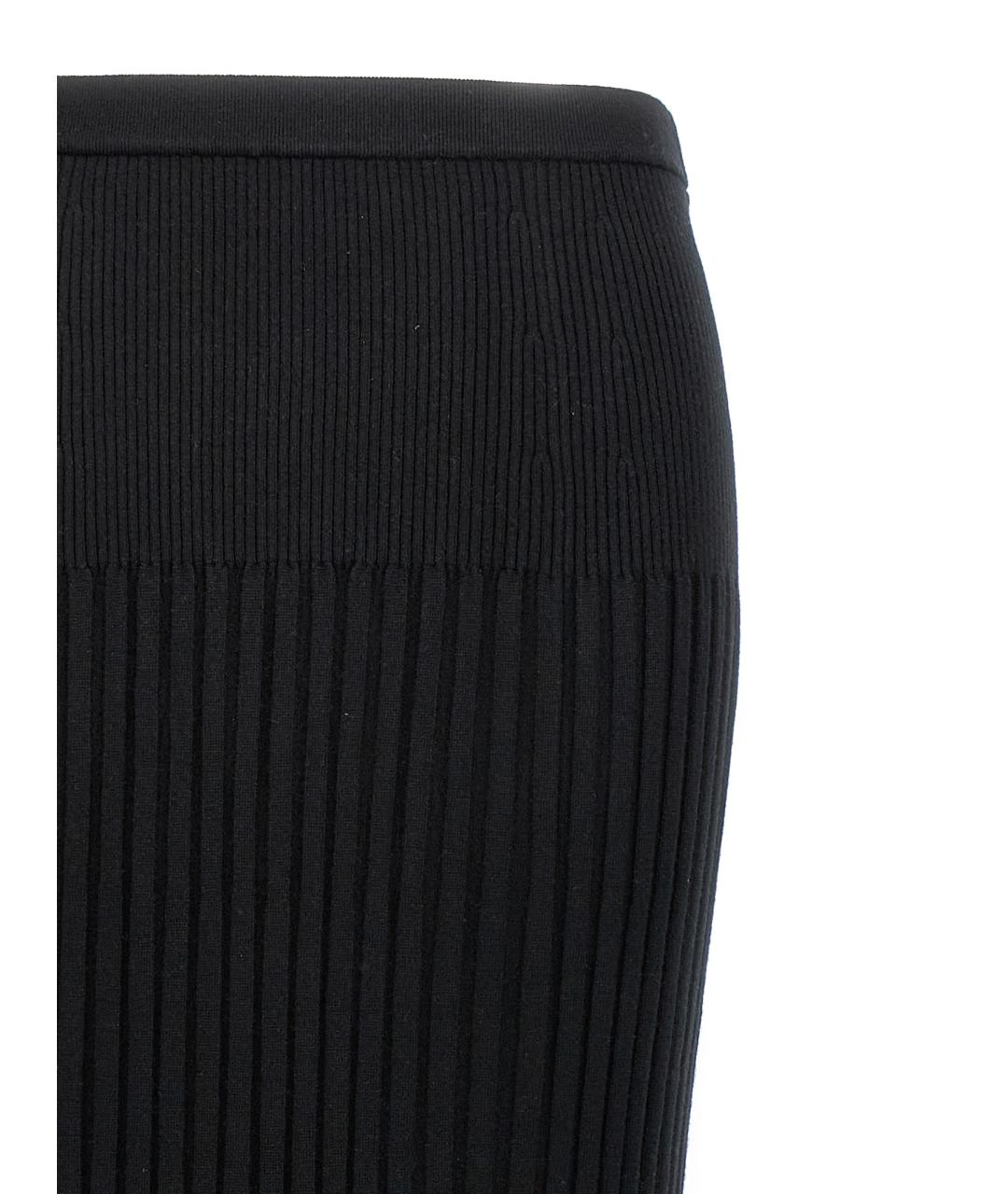 PROENZA SCHOULER Черная шелковая юбка миди, фото 3