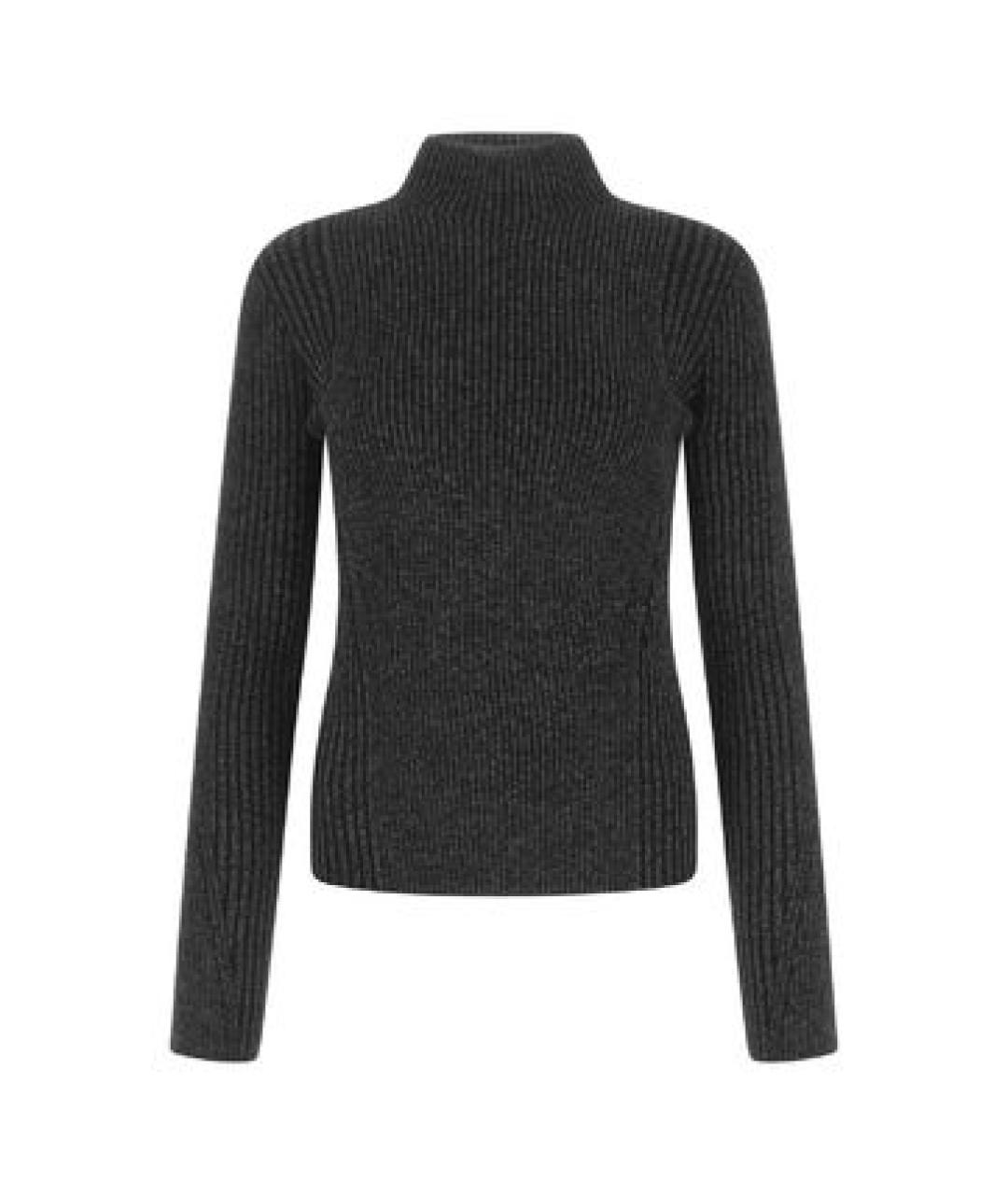 DION LEE Черный полиэстеровый джемпер / свитер, фото 1