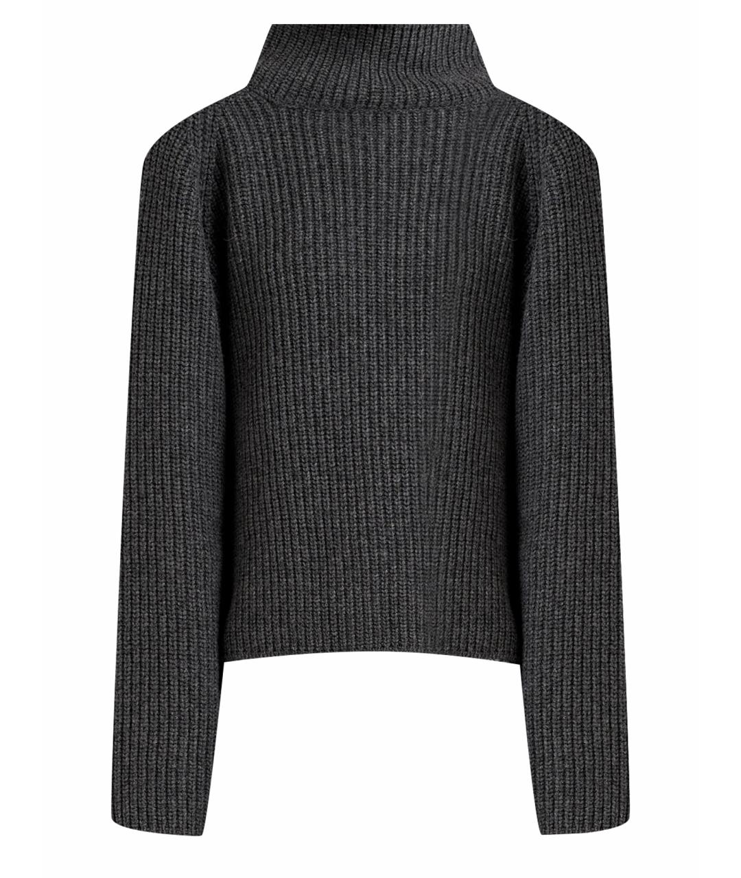 PRADA Серый шерстяной джемпер / свитер, фото 1