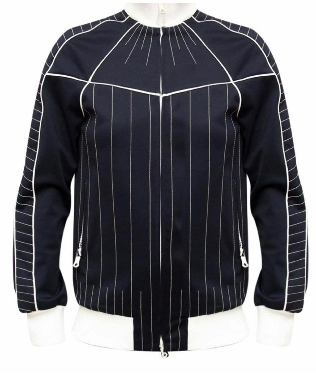 VALENTINO Темно-синяя полиэстеровая спортивная куртка, фото 2