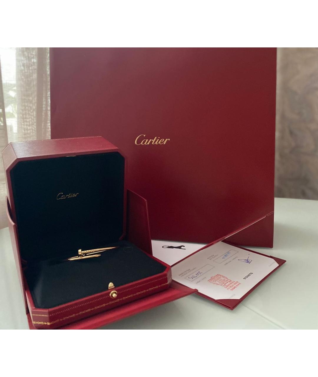 CARTIER Желтый браслет из желтого золота, фото 4