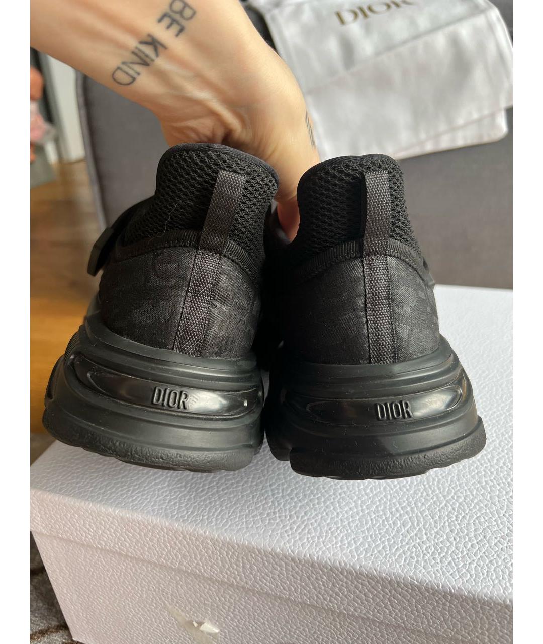 CHRISTIAN DIOR Черные кроссовки, фото 4