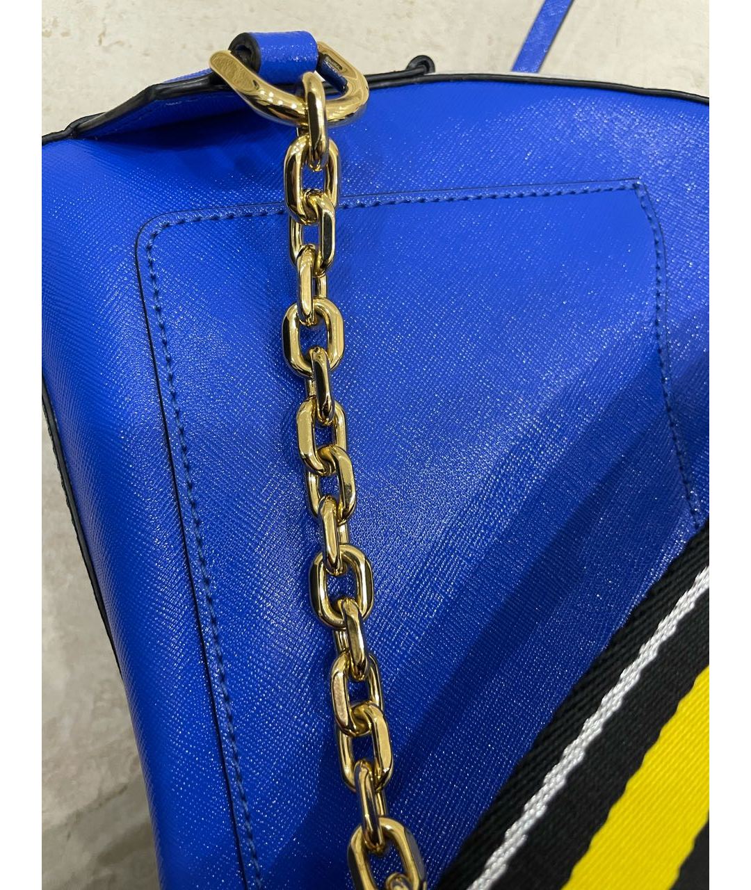 MARC JACOBS Синий кожаный рюкзак, фото 6