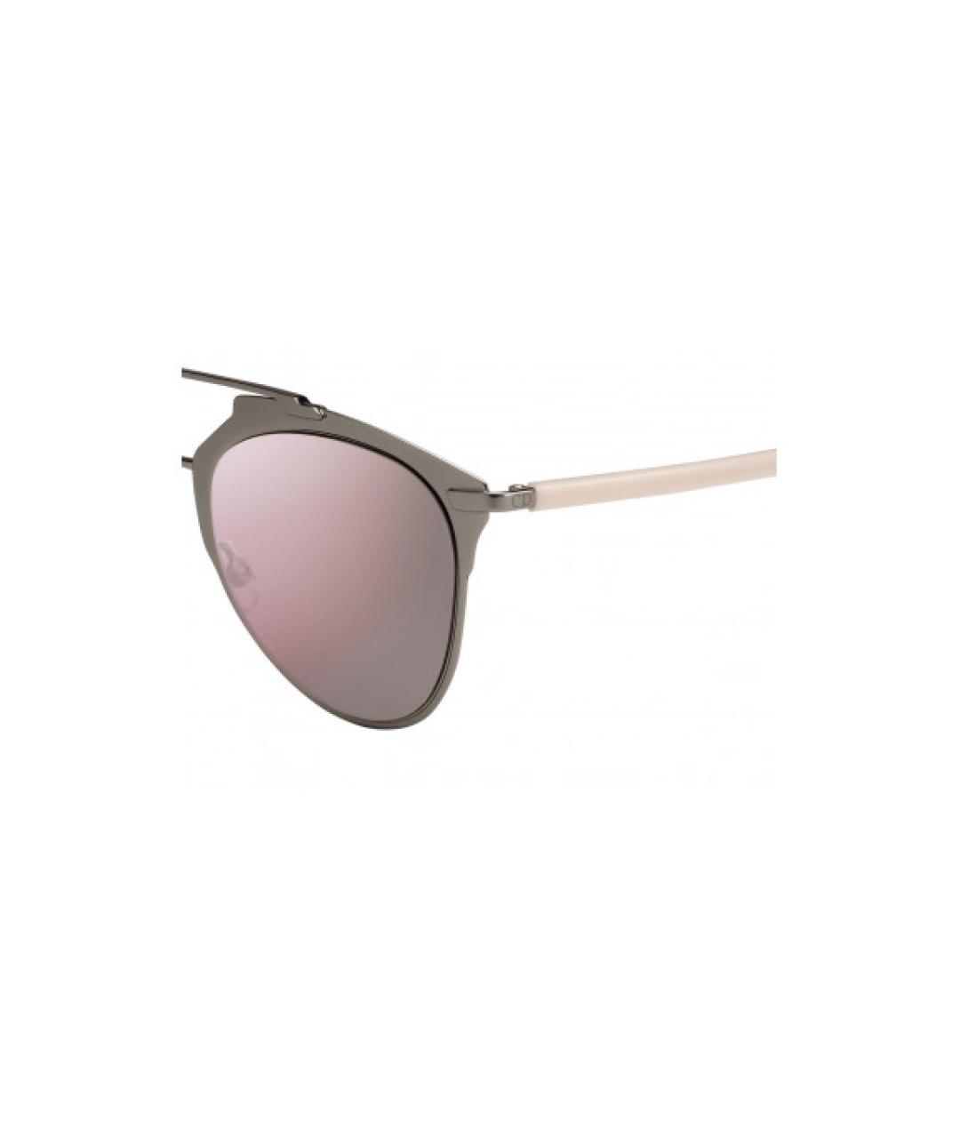 CHRISTIAN DIOR PRE-OWNED Розовые металлические солнцезащитные очки, фото 3