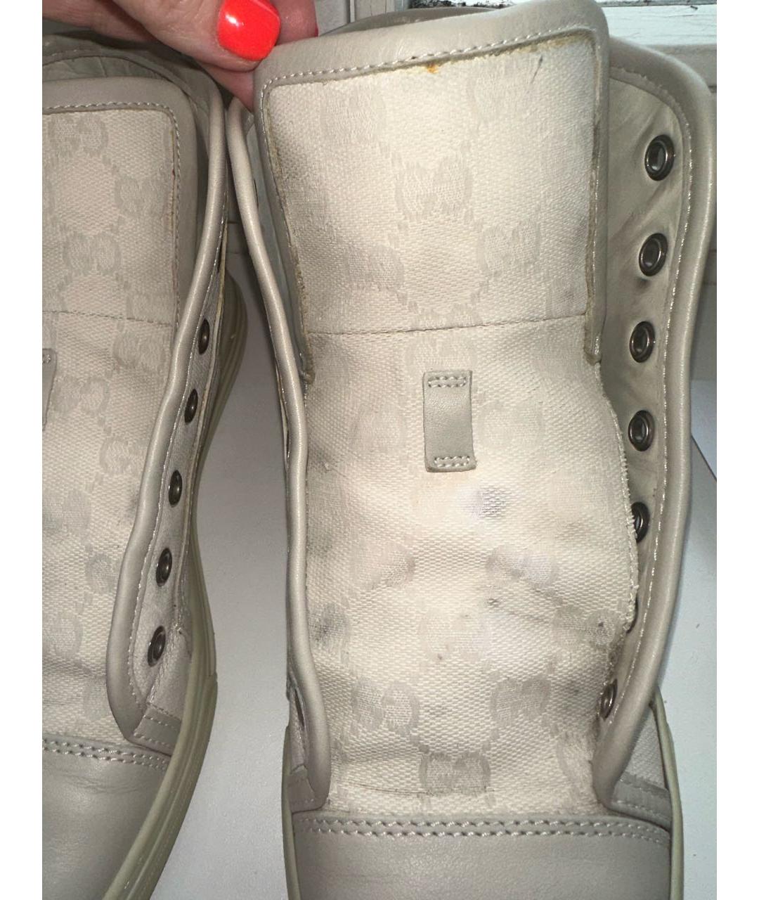 Cream gucci sale trainers