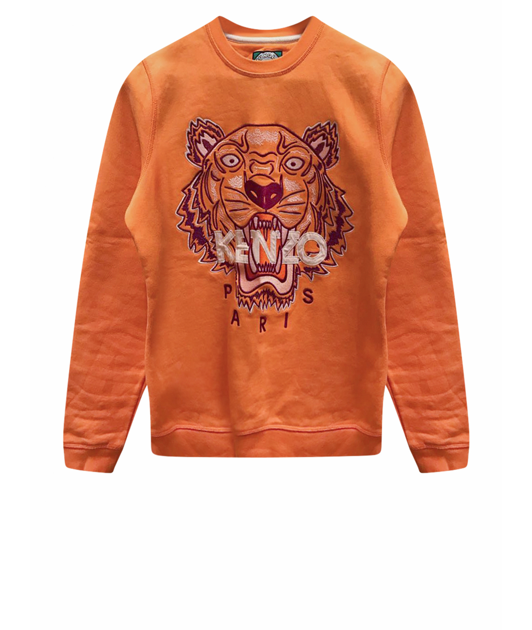 KENZO Оранжевый хлопковый джемпер / свитер, фото 1