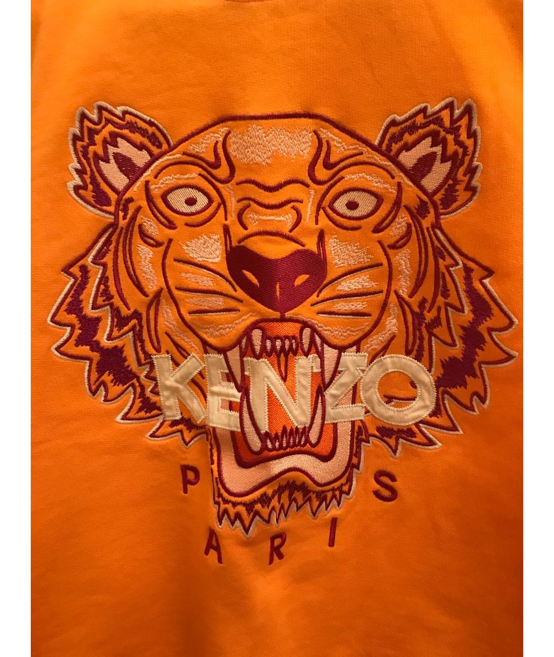 KENZO Оранжевый хлопковый джемпер / свитер, фото 4