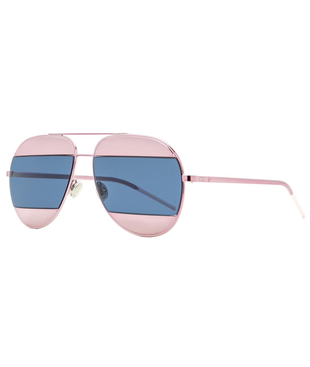 CHRISTIAN DIOR PRE-OWNED Розовые металлические солнцезащитные очки, фото 5