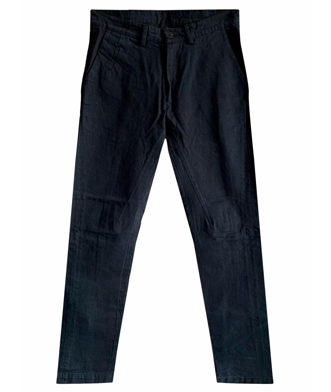 ISABEL BENENATO Черные хлопковые джинсы скинни, фото 1